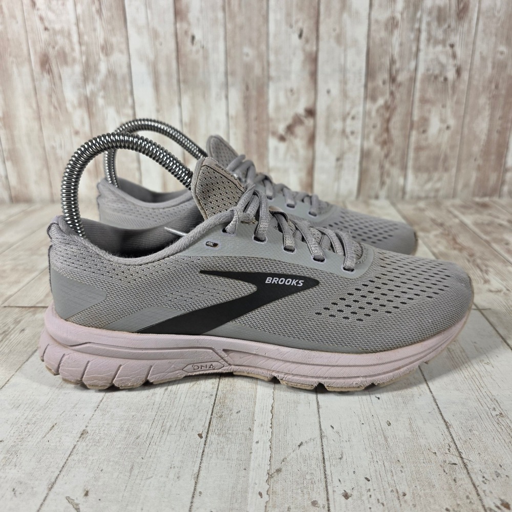Brooks Signal 3 Womens Running Shoes Grey Black Pink 1203491B059 Size 6